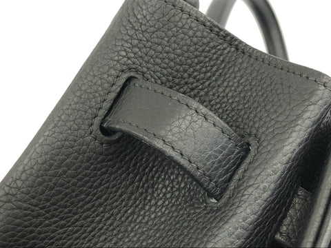 HERMES Birkin Birkin 35 Taurillon Clemence Black SS K business bag