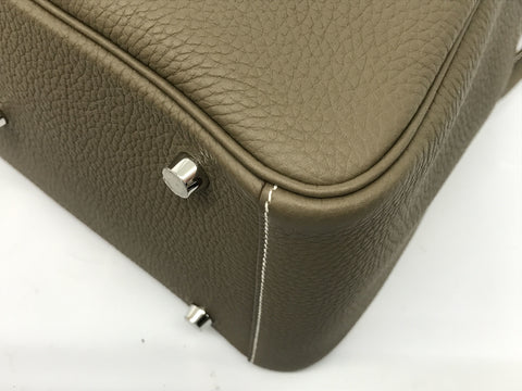 HERMES Lindy Taurillon Clemence Etoupe SS U shoulder bag