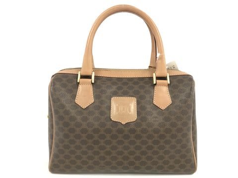 Celine Macadam Mini Boston Handbag