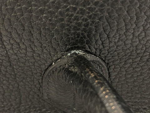 HERMES Birkin HERMES Birkin 35 fjord black gold metal fittings D: 2000 handbag