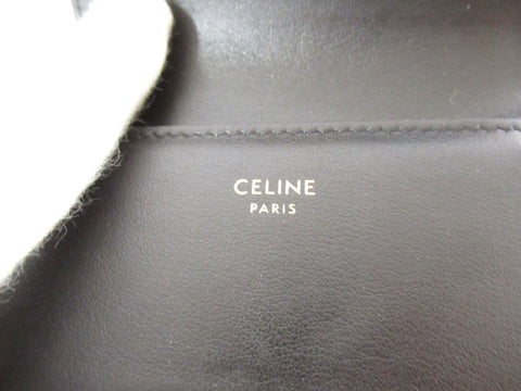 CELINE COMPACT WALLET TRIOMPH/SHINY CALFSKIN WALLET