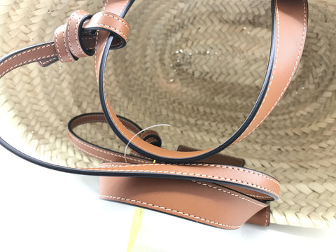 CELINE Other Basket Bag Raffia Handbag