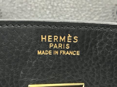 HERMES Birkin HERMES Birkin 35 Ardennes GD metal fittings □C stamp handbag