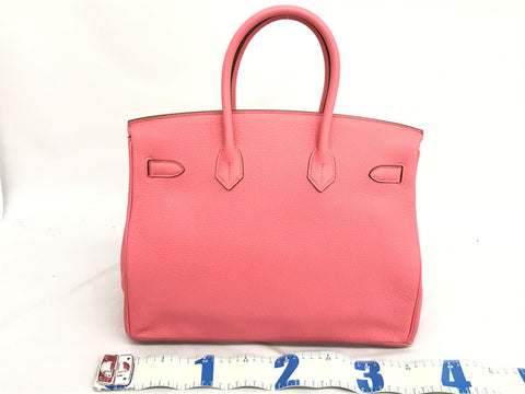 HERMES Birkin Birkin 35 pink handbag