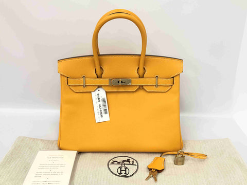 HERMES Birkin Birkin 30 9D gold metal fittings Epson P engraving handbag