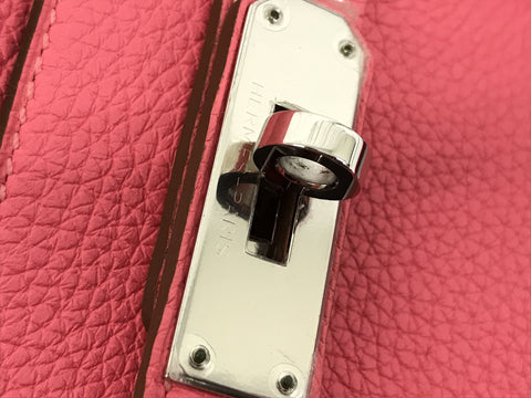 HERMES Birkin Birkin 35 pink handbag