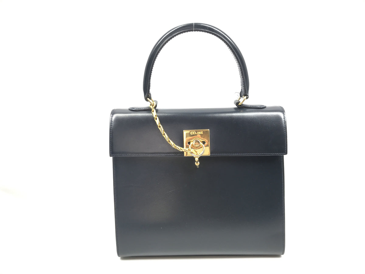 CELINE Other Leather Hand Flap Handbag