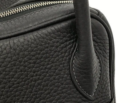 HERMES Lindy 26 Taurillon Clemence Cabin × Silver metal fittings U stamp New unused item With metal fittings protective seal Protective cloth (complete) Rain cover Booklet Bag Box Handbag