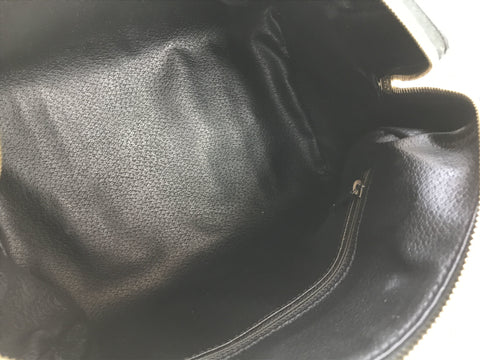 CELINE Old Celine Macadam Mini Boston Handbag Vintage Black Handbag