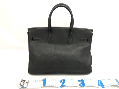 HERMES Birkin Birkin 35 Togo black SS L handbag