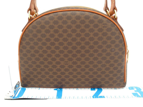 CELINE 8CELINE Macadam Pattern Handbag Dome Handbag