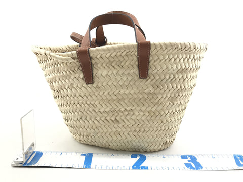 CELINE Other Basket Bag Raffia Handbag