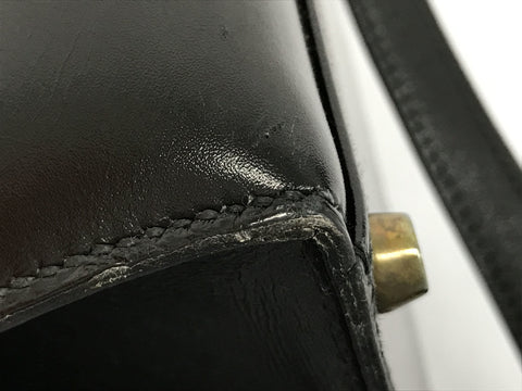 HERMES Kelly Kelly 28 black handbag