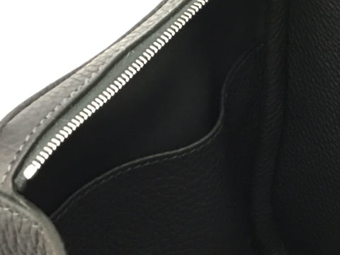 HERMES Lindy 26 Taurillon Clemence Cabin × Silver metal fittings U stamp New unused item With metal fittings protective seal Protective cloth (complete) Rain cover Booklet Bag Box Handbag
