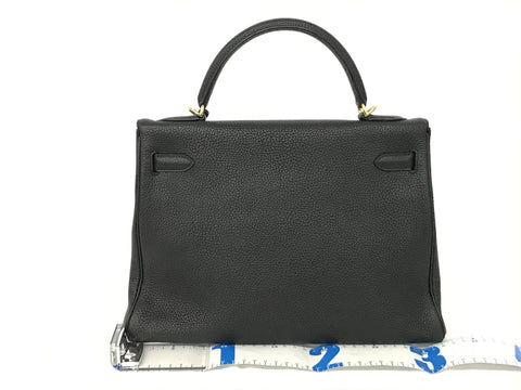 HERMES Kelly HERMES Kelly 32 Togo black handbag