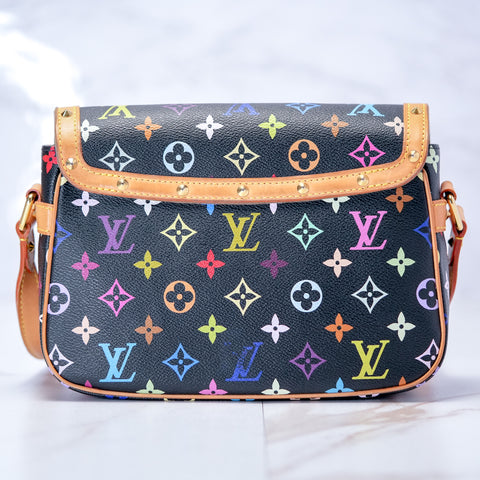 Louis Vuitton Sologne Monogram Multicolor Crossbody Shoulder Bag M92639 【S】