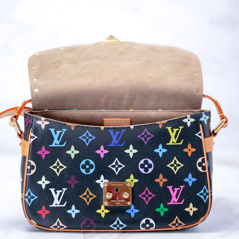 Louis Vuitton Sologne Monogram Multicolor Crossbody Shoulder Bag M92639 【S】