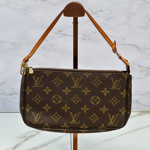 Louis Vuitton Monogram Pochette Accessoire Shoulder Bag Pouch M40712 【A】