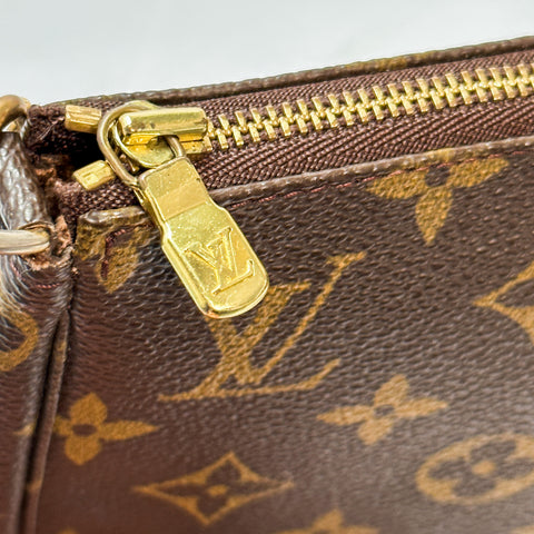 Louis Vuitton Monogram Pochette Accessoire Shoulder Bag Pouch M40712 【A】