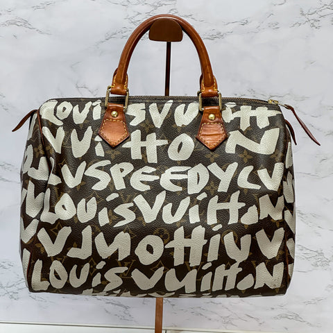 Louis Vuitton graffiti speedy 30 【A】