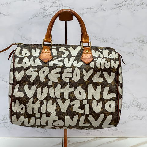 Louis Vuitton graffiti speedy 30 【A】