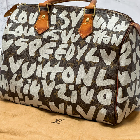 Louis Vuitton graffiti speedy 30 【A】