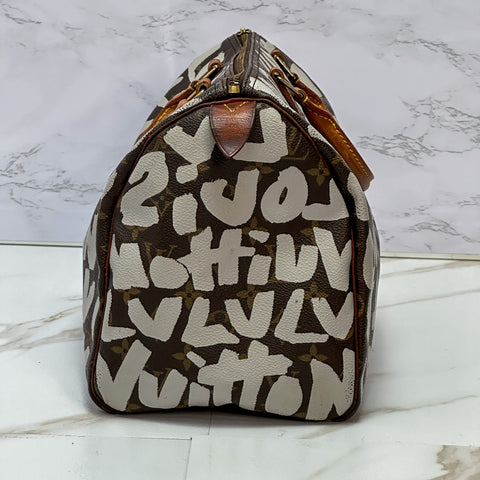 Louis Vuitton graffiti speedy 30 【A】