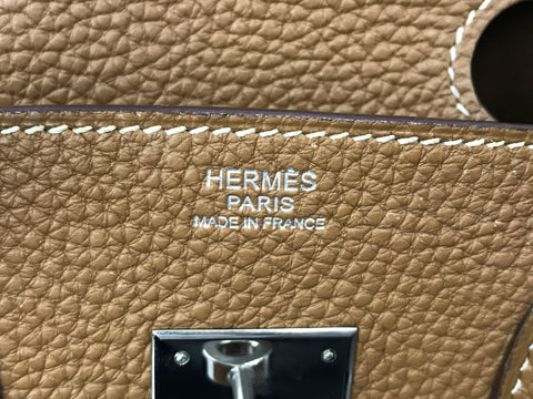 HERMES Birkin HERMES Birkin 30 Togo gold silver metal fittings □K handbag