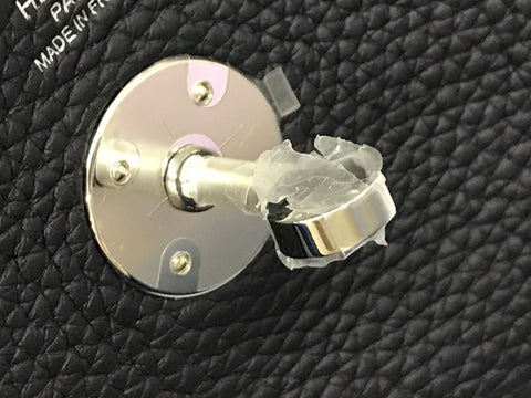 HERMES Lindy 26 Taurillon Clemence Cabin × Silver metal fittings U stamp New unused item With metal fittings protective seal Protective cloth (complete) Rain cover Booklet Bag Box Handbag