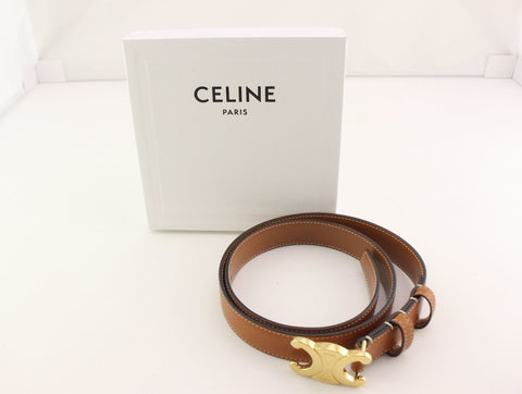 CELINE Triomphe Macadam Belt Belt