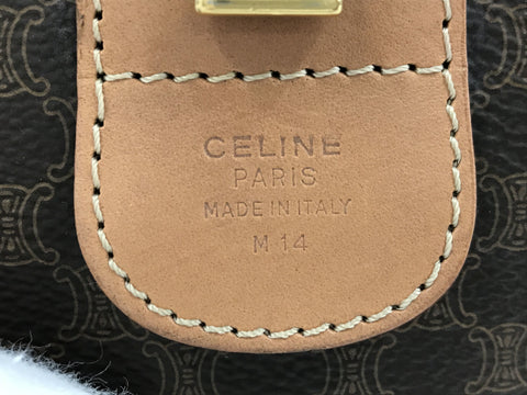 Celine Macadam Mini Boston Handbag