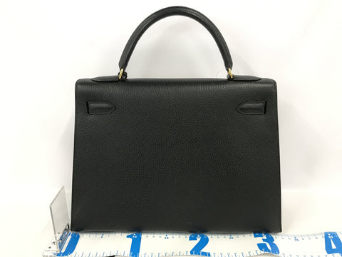 HERMES Kelly Kelly 32 Ardennes □A GD metal fitting ST attaching handbag