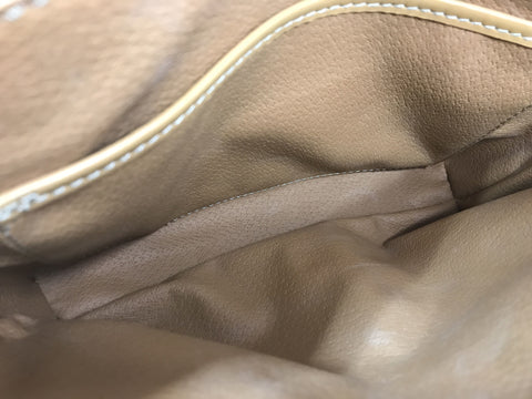 CELINE Macadam Beige Shoulder Shoulder Bag