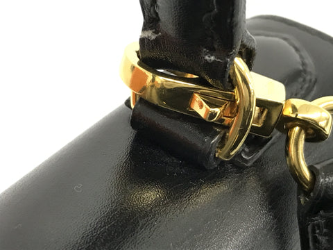HERMES Kelly Kelly 28 black handbag
