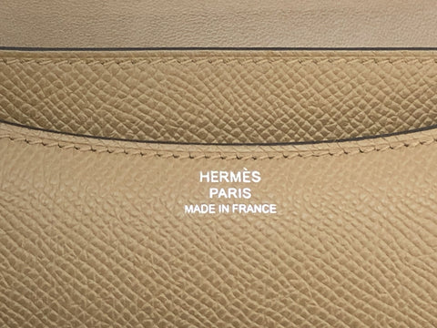 HERMES Constance mini Epson Z engraved silver hardware shoulder bag