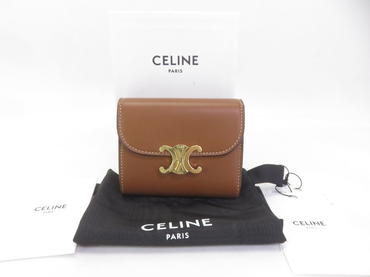 Celine Triomphe Small Flap Wallet Wallet