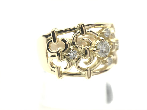 CELINE D0.30ct K18 7.2g ring (precious metal)