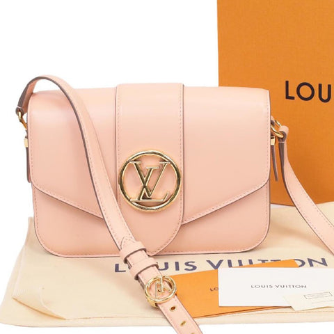 LOUIS VUITTON M57325 Rose Himalaya RFID confirmation shoulder bag