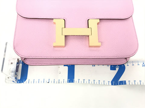 HERMES Constance Vaux Epson Mauve Silvestre PG U shoulder bag