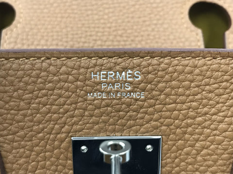 HERMES Birkin 30 Officer Handbag [Engraving] C Handbag