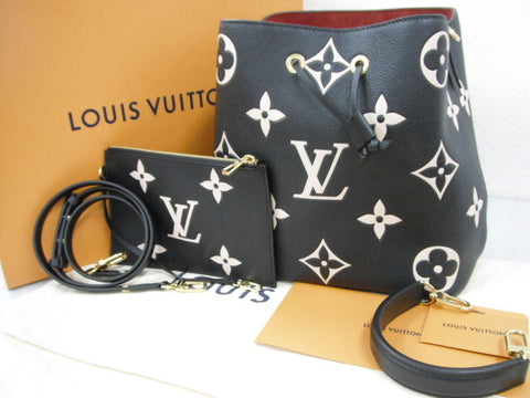 LOUIS VUITTON Monogram Implant Neonoe MM Shoulder Bag W26cm Shoulder Bag