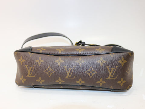 LOUIS VUITTON Odeon NM PM Monogram Leather Black Shoulder Bag