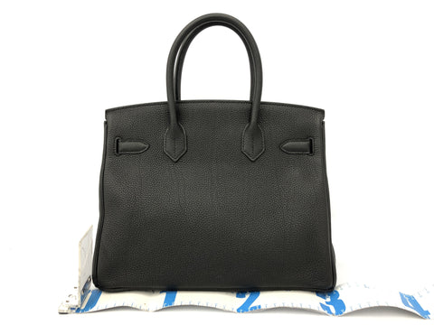 HERMES Birkin HERMES Birkin 30 ethane Togo □Q engraved SV metal fittings handbag