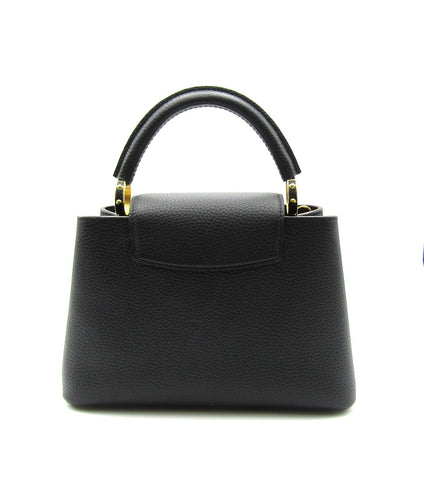 LOUIS VUITTON Capucines BB M94755 Noir IC Chip Taurillon Handbag