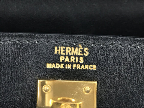 HERMES Kelly mini Kelly boxcalf/strap/〇Y handbag