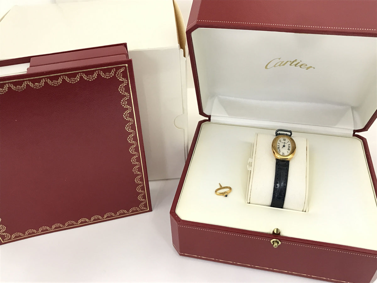 Cartier Mini Baignoire W1510956 2368379603MG Women's Watch