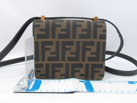 FENDI Zucca Pattern Zucca Mini Shoulder Shoulder Bag