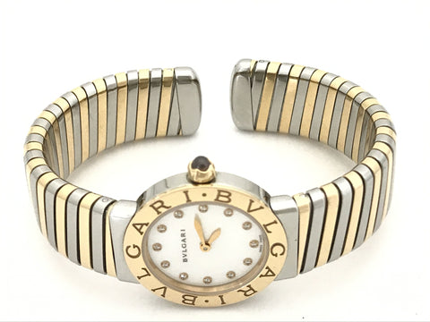 BVLGARI BBLP262TSG PO1105 Shell Dial Ladies Watch