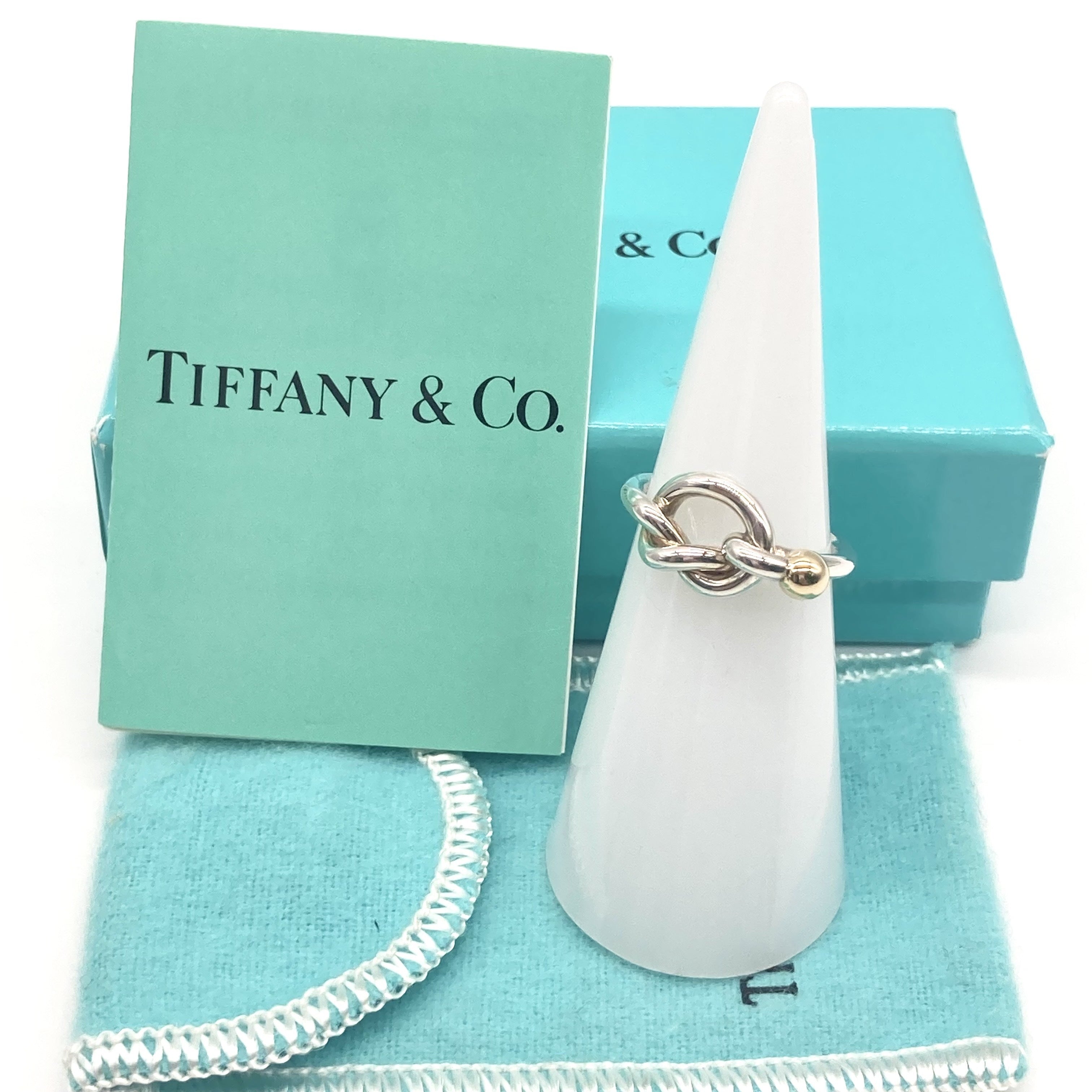 love knot リング Tiffany &Co. SILVER925×K18 【公式通販】