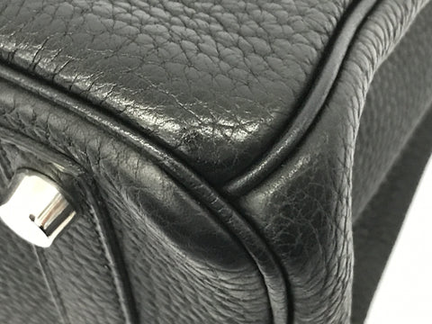 HERMES Birkin Birkin 30 Togo black SV metal fittings □L handbag